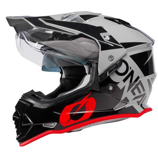Sierra Helmet R V.3 Gray/Black/Red