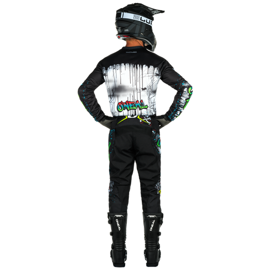 O'Neal Youth Element Rancid Black/White Pro Gear Pack