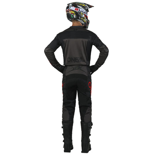 O'Neal Youth Element Racewear Black/Gray/Red Pro Gear Pack
