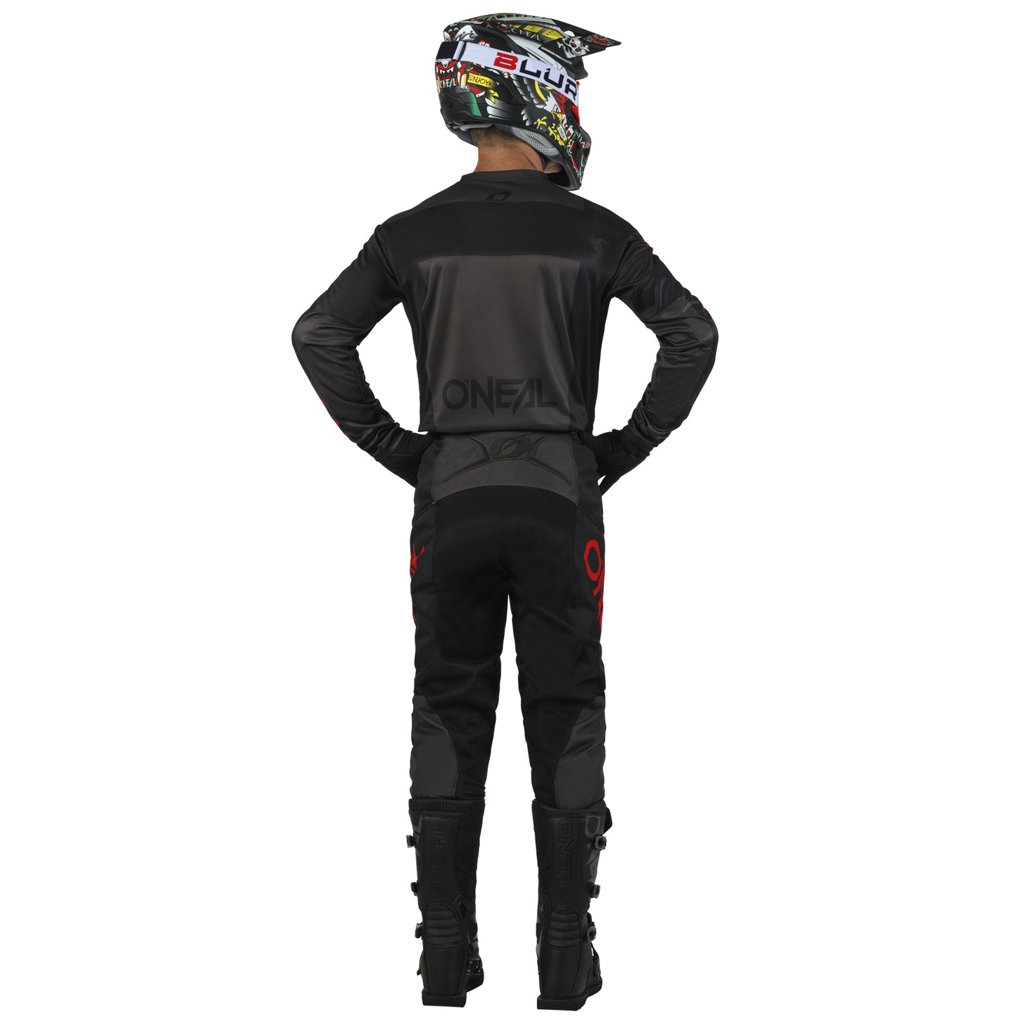 Pro Gear Pack  – Premium Motocross Bundle - Black/Gray/Red