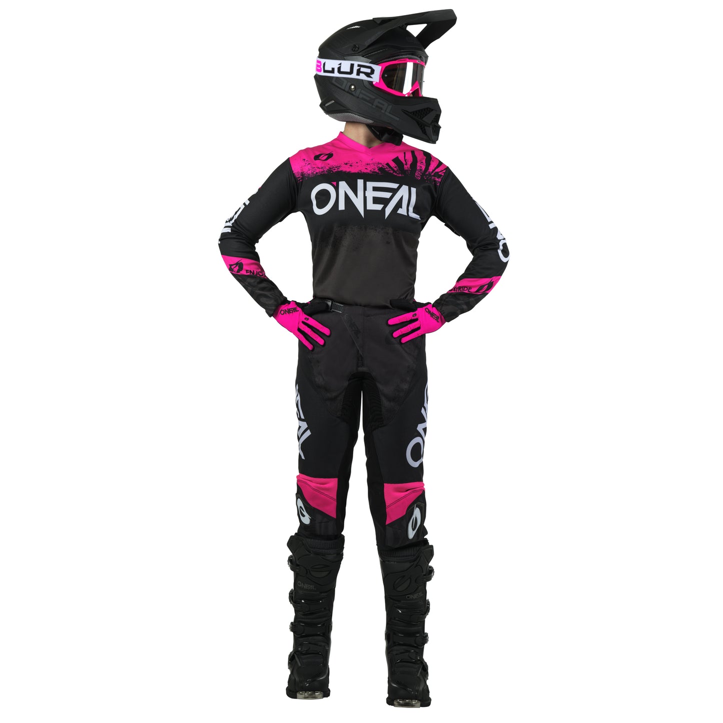 O'NEAL Women's Element Shocker V.5 Pants Black/Pink