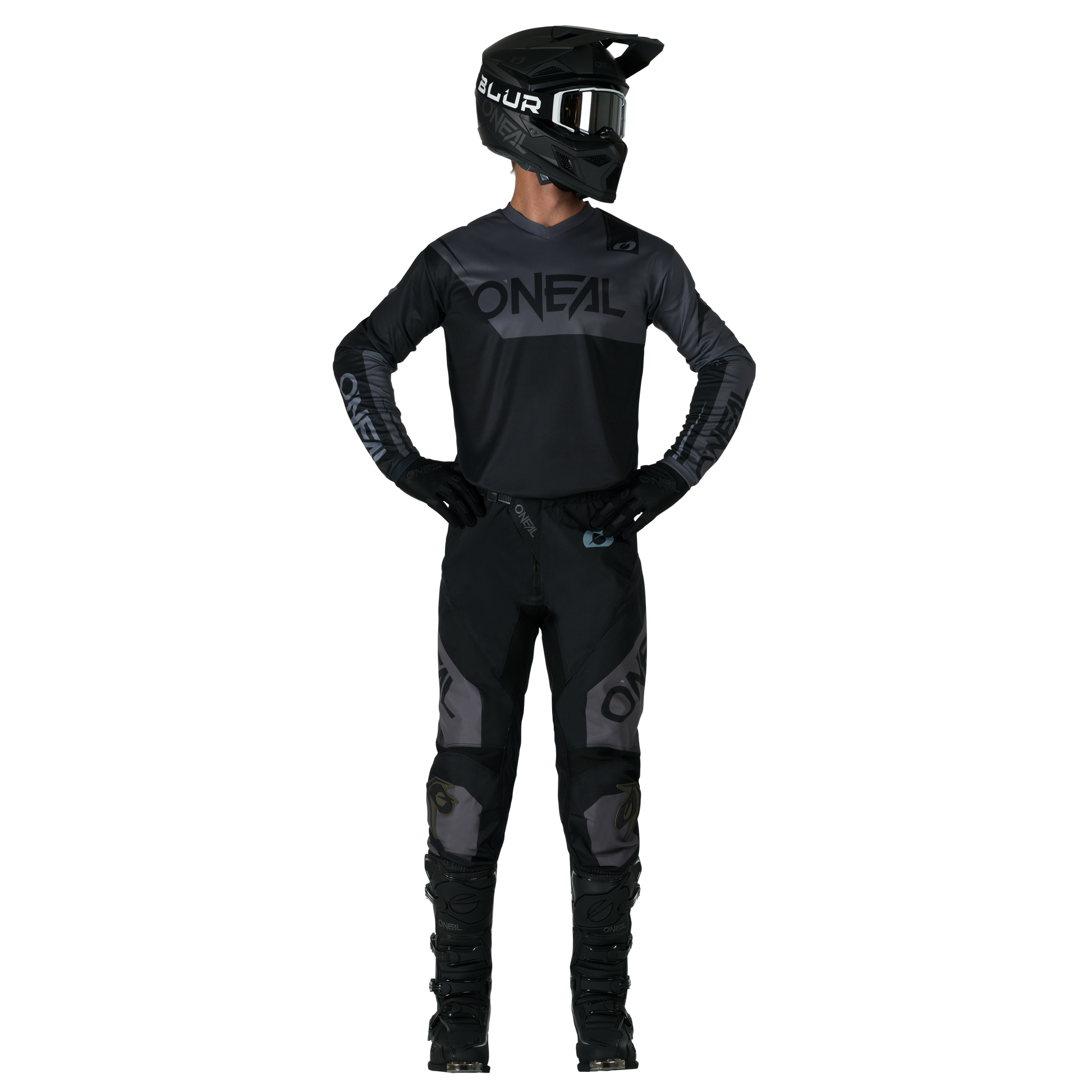 O'Neal Element Racewear Black/Grey Pro Gear Pack