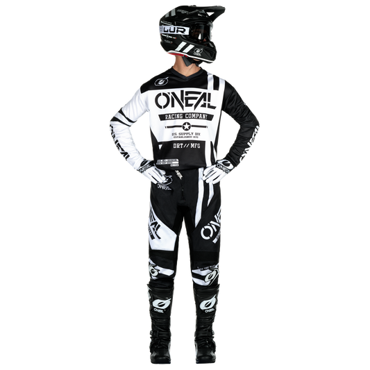 O'Neal Element Warhawk Black/White Pro Gear Pack
