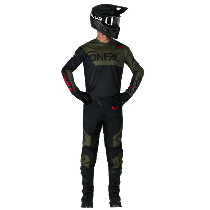 O'Neal Element Racewear Black/Olive Pro Gear Pack