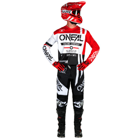 O'Neal Element Warhawk Black/Red Pro Gear Pack