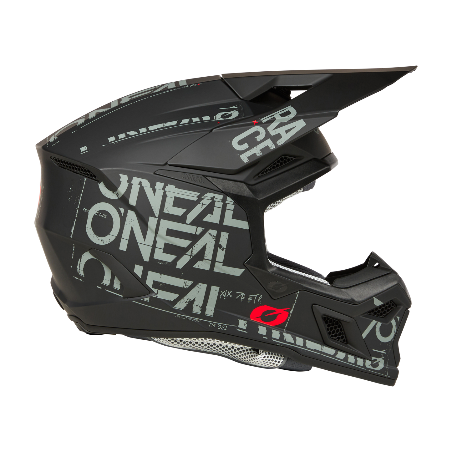 O'Neal 3 SRS Static Helmet – Lightweight & DOT Certified Dirt Bike Helmet