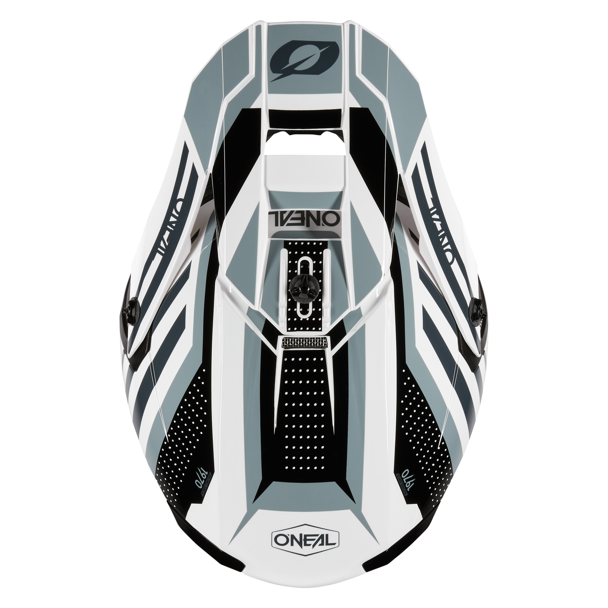 dot spiked motorcycle helmet O'Neal 5 SRS Spike White/Black Helmet – Lightweight, Stylish & DOT Certified Dirt Bike Helmet
