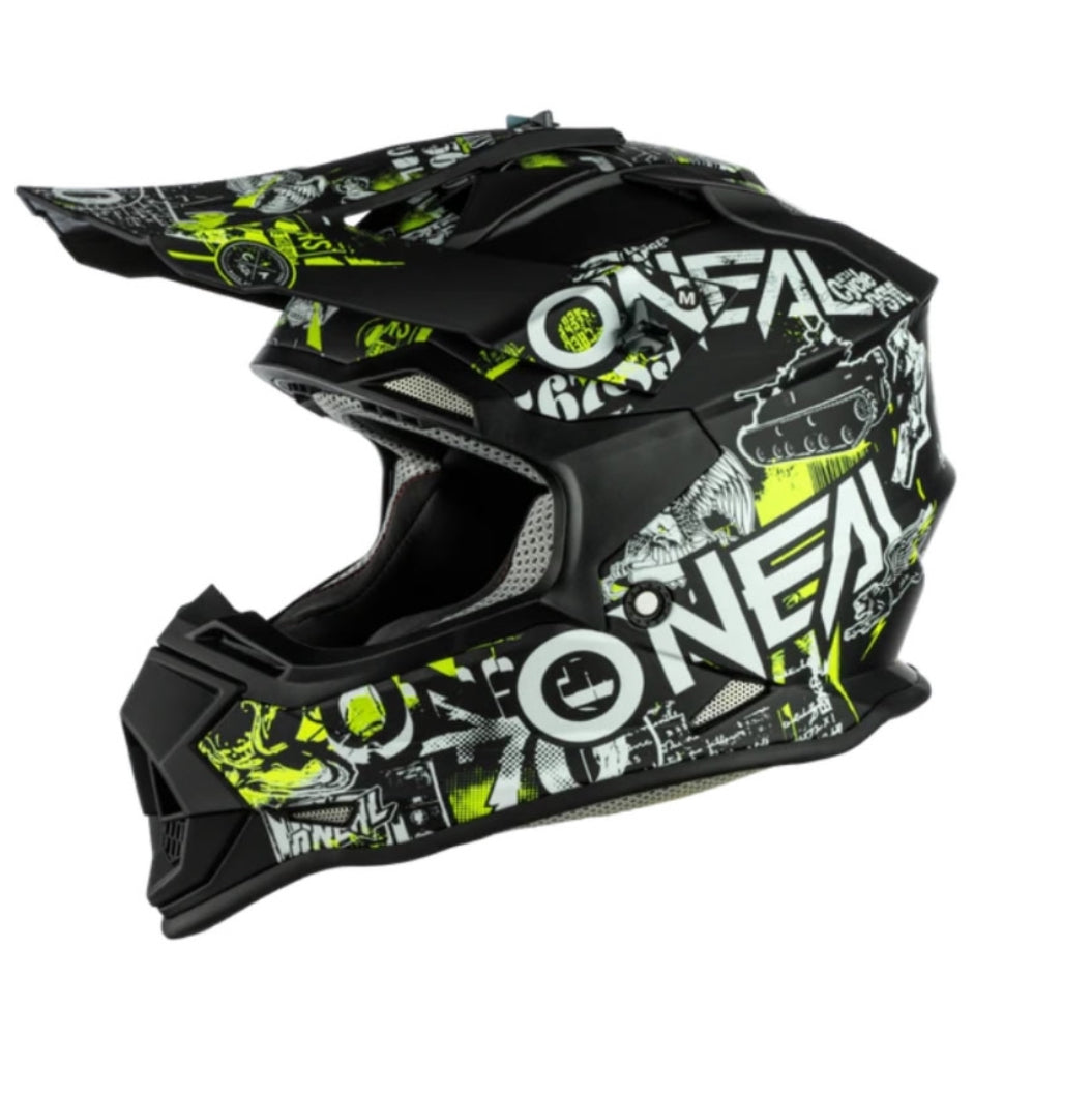 2 SRS Youth Attack Helmet - Black