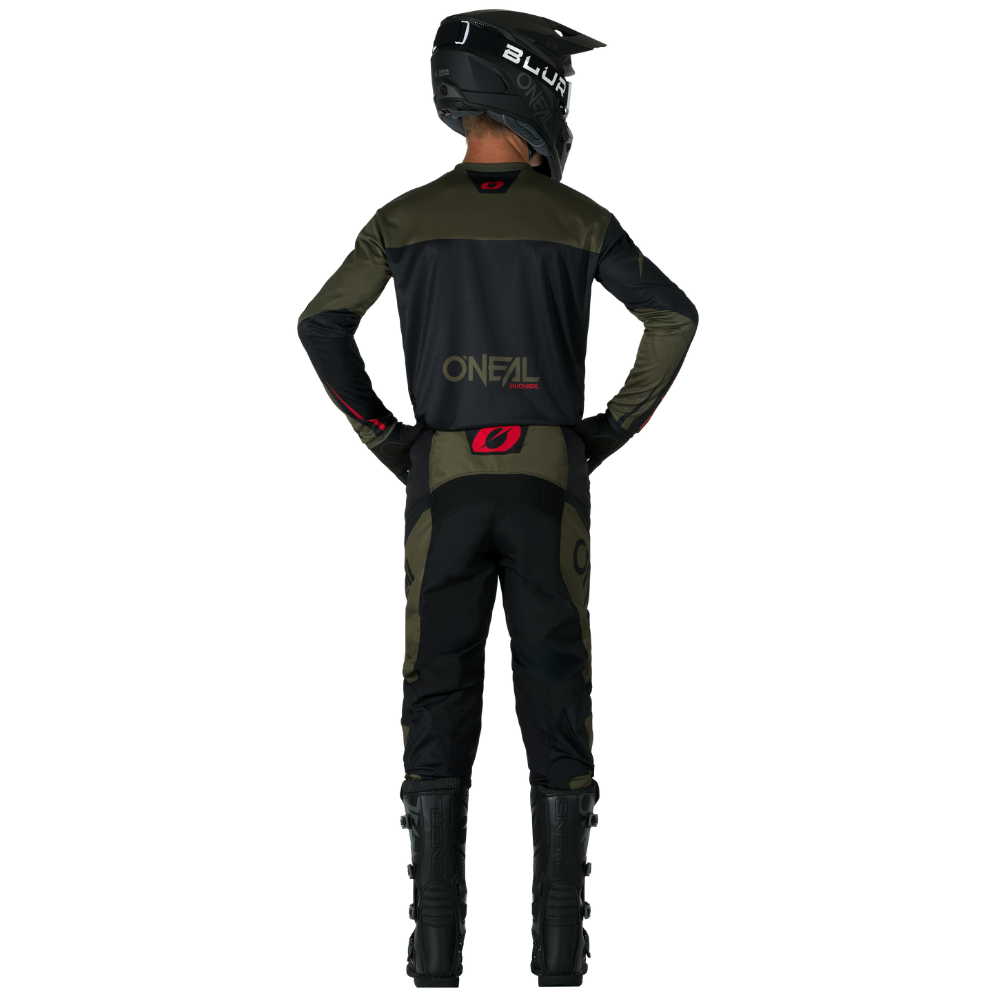 O'Neal Element Racewear Black/Olive Pro Gear Pack