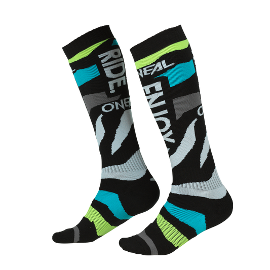 Pro MX Zooneal Blue/Neon Yellow Sox