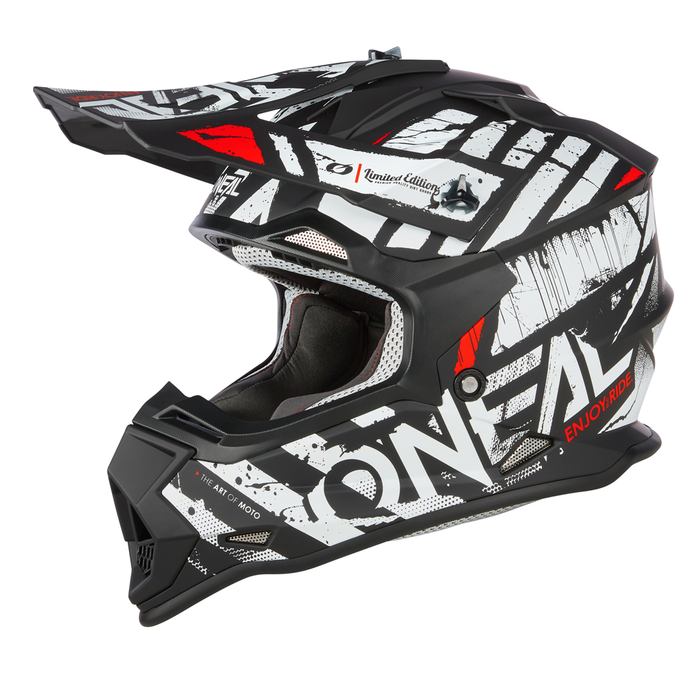 O'Neal 2 SRS Glitch V.3 Helmet – Lightweight Motocross Helmet