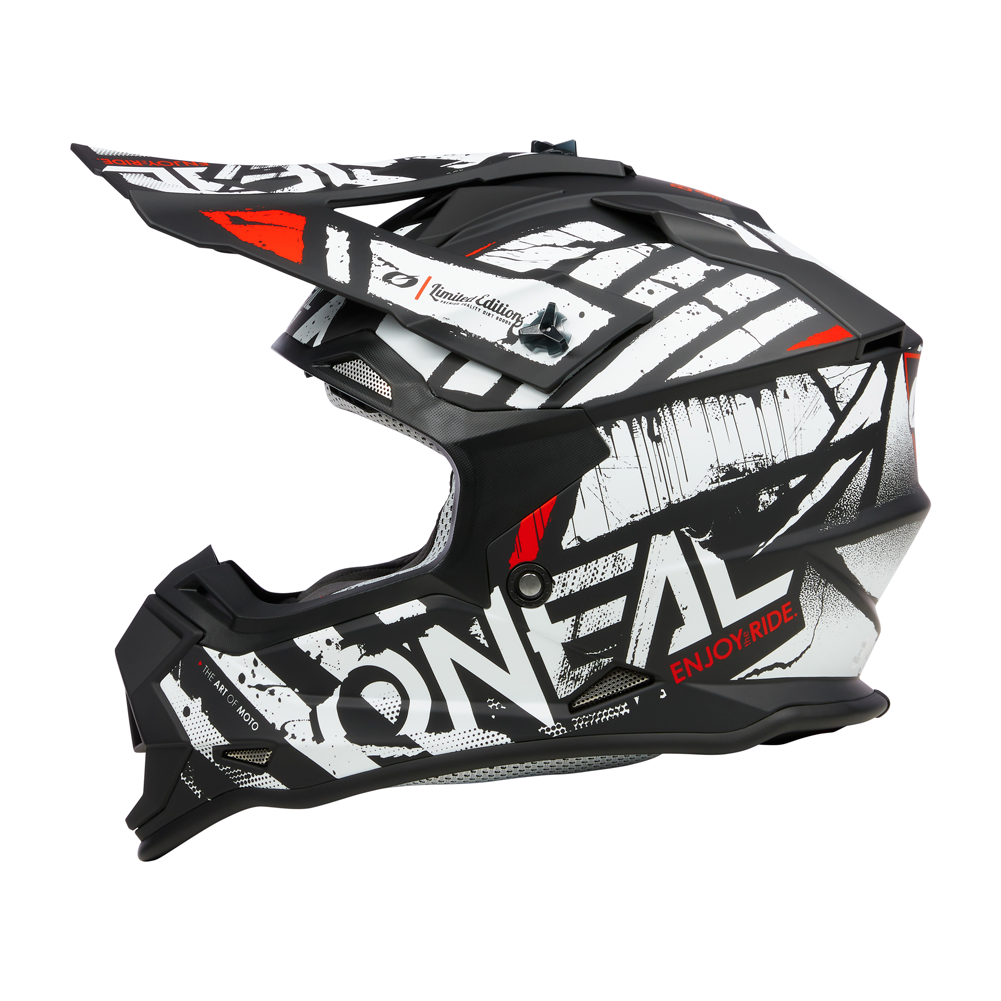 O'Neal 2 SRS Glitch V.3 Helmet – Lightweight Motocross Helmet