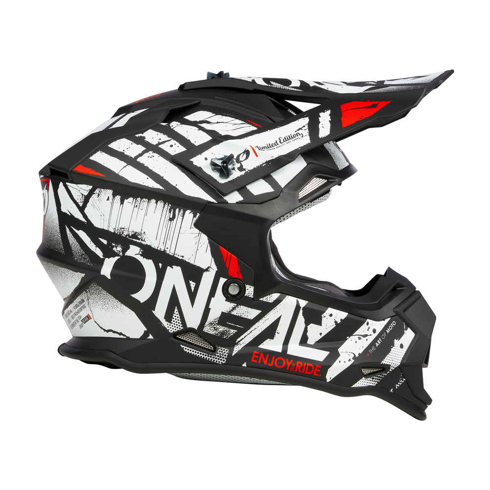 O'Neal 2 SRS Glitch V.3 Helmet – Lightweight Motocross Helmet