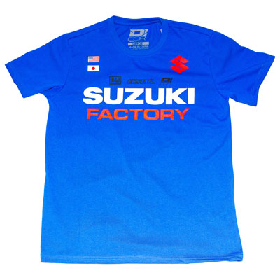 D’Cor Visuals Suzuki Factory T-Shirt – Official OEM Licensed Premium Apparel