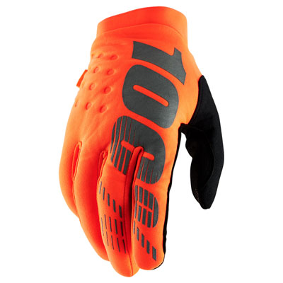 100% Brisker Gloves – High-Performance Gloves for Cooler Weather Riding